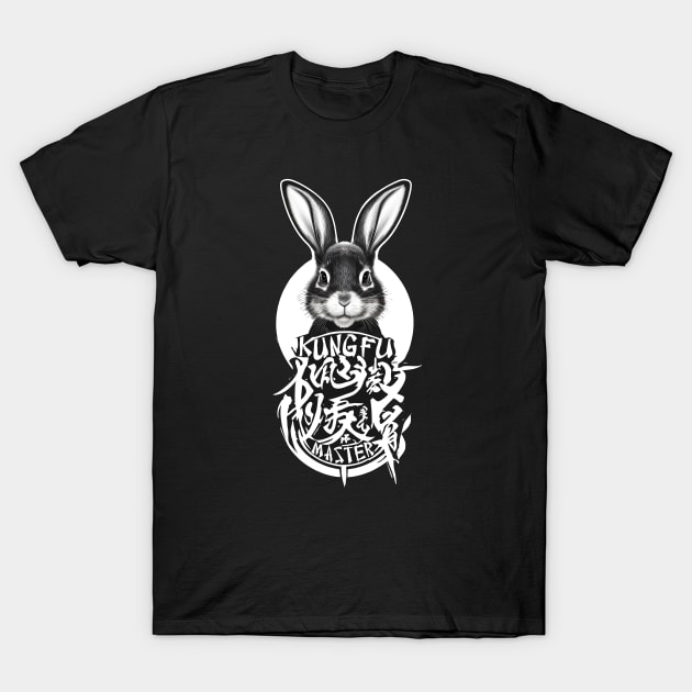 Easter Bunny Kung Fu Master Martial Arts T-Shirt by 8 Fists of Tees